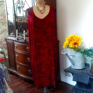 Red/black dress from Catherine's. Size 3x (26/28w)